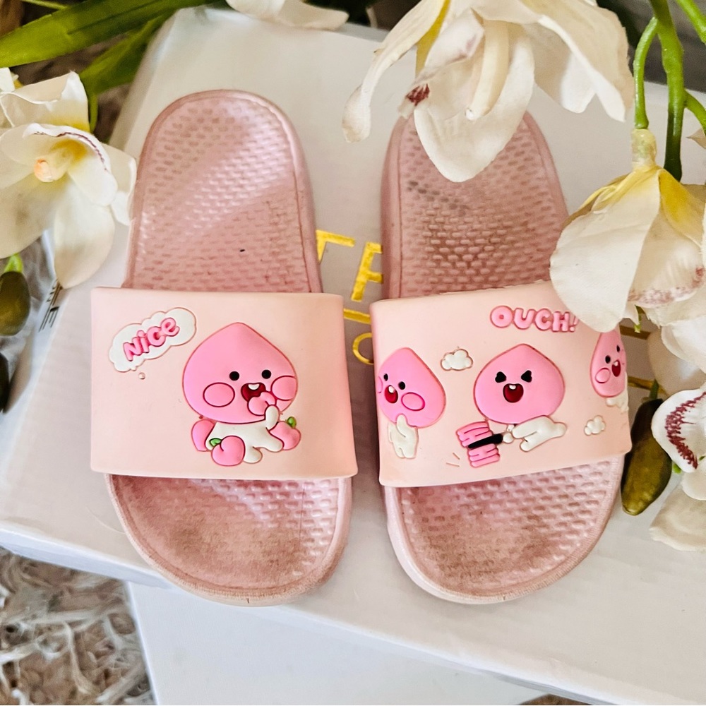 Peachy Pink Toddler Slides